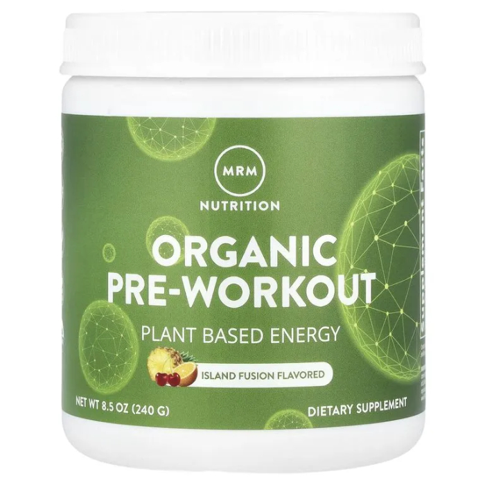 MRM Nutrition, Органический предтренировочный продукт, Pre-workout, вкус мультифрукты, 240 г