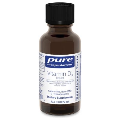 Pure Encapsulations, Витамин Д3 жидкая форма, 22.5 мл - срок до 06/2025