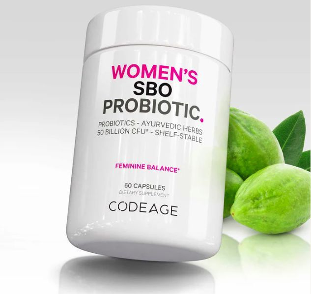 Codeage, SBO Probiotic, Пробиотик SBO для женщин, 50 млрд КОЕ, 60 капсул