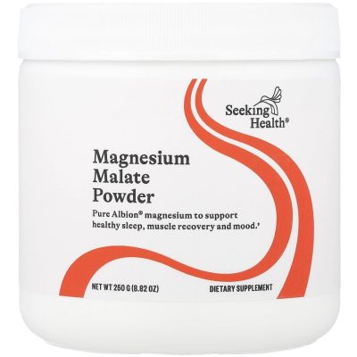 Seeking Health, Магний малат в порошке, Magnesium Malate Powder, 500 мг, 250 г