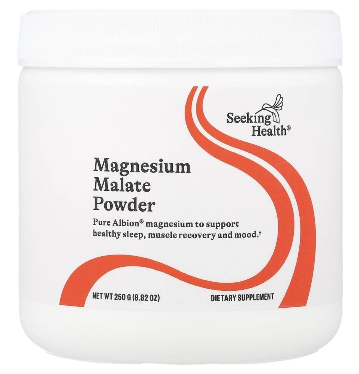 Seeking Health, Магний малат в порошке, Magnesium Malate Powder, 500 мг, 250 г