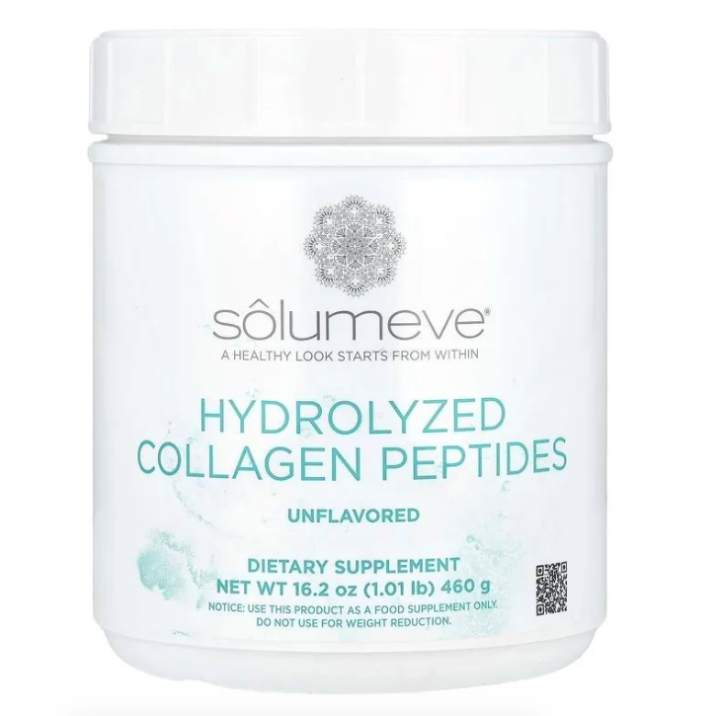 Solumeve, Radiant Beauty, пептиды гидролизованного коллагена, порошок с нейтральным вкусом, 460 г