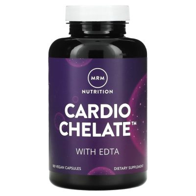 MRM Nutrition, Cardio Chelate с ЭДТК, Кардио хелат, EDTA, 180 веганских капсул