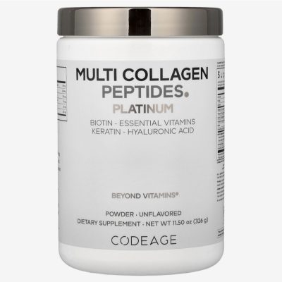 Codeage, Multi Collagen Platinum, мультиколлагеновые пептиды, порошок, 326 г