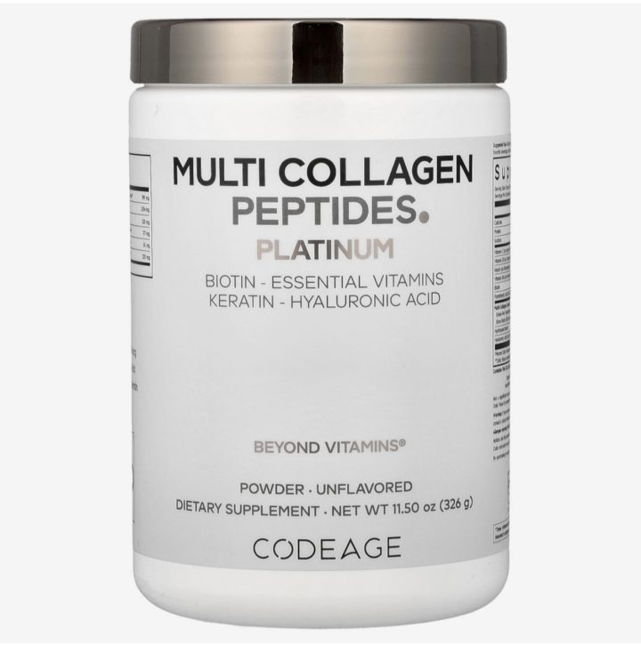 Codeage, Multi Collagen Platinum, мультиколлагеновые пептиды, порошок, 326 г