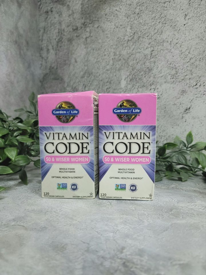 Vitamin Code, мультивитамины для женщин от 50 лет, 120 капсул, Garden of Life, ДИСКОНТ