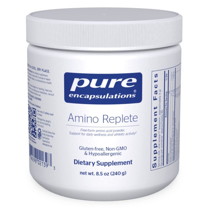 Pure Encapsulations, Amino Replete, аминокислоты, поддержка здоровья и спортивной активности, 240 г