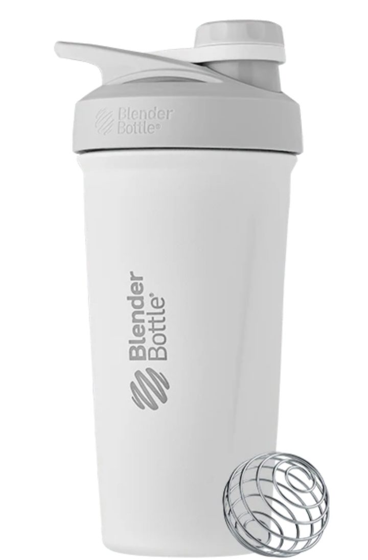 BlenderBottle, Шейкер, Insulated Stainless Steel Twist, белый, сталь, 710 мл