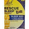 Bach, Rescue Remedy, Kids Sleep Dropper, поддержка сна для детей 2+, без спирта, 10 мл