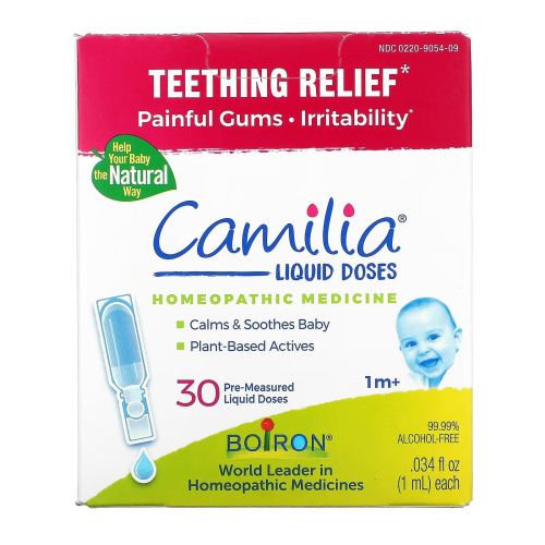 Boiron, помощь при прорезывании зубов, 30 порций, Camilia, АКЦИЯ