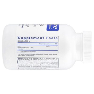 Pure Encapsulations, DHEА, ДГЕА (дегидроэпиандростерон), 25 мг, 60 капсул
