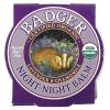 Badger Company, Night Balm, Бальзам для сна, для детей, лаванда и ромашка, 21 г