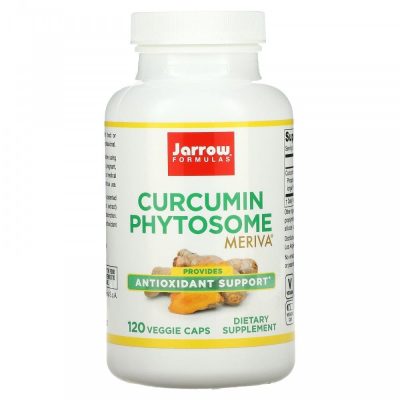 Jarrow Formulas, фитосомы куркумина, 500 мг, 120 капсул