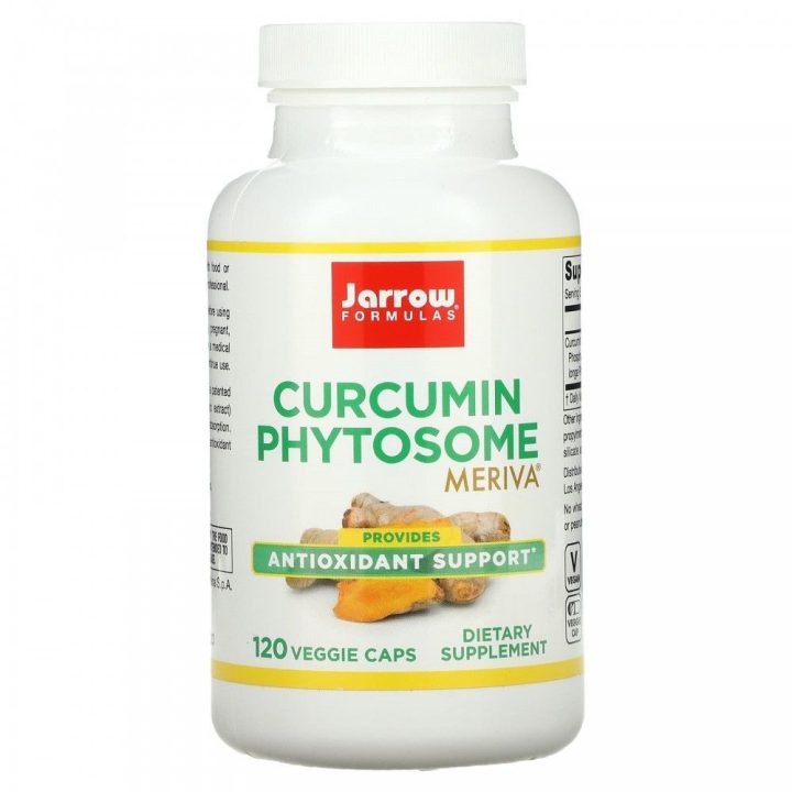 Jarrow Formulas, фитосомы куркумина, 500 мг, 120 капсул
