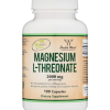 Double Wood Supplements, Magnesium L-Threonate 2000 mg, Магния L-Треонат, 100 капсул