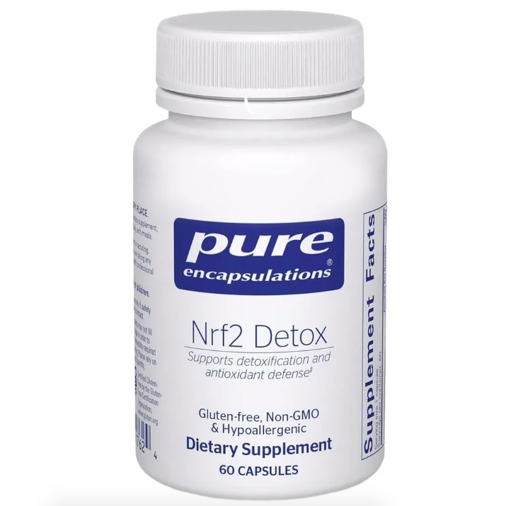 Pure Encapsulations, Nrf2 Detox, поддержка детоксикации организма, 60 капсул