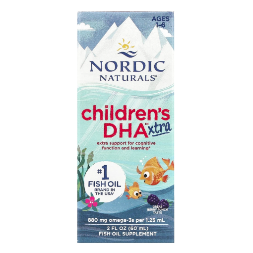 Nordic Naturals, Омега-3 для детей 1-6 лет, 60 мл, DHA 880мг, вкус ягодного пунша