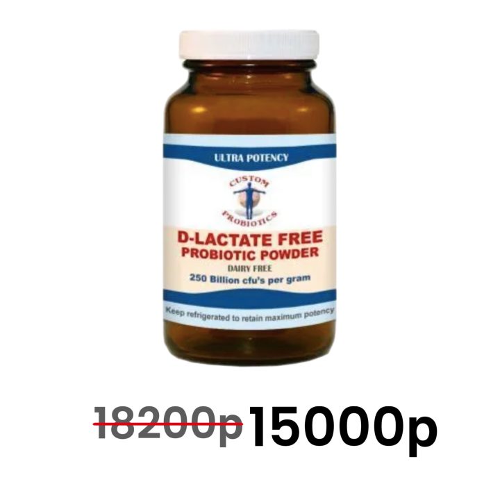 Custom Probiotics, D-Lactate Free Probiotic, Пробиотики без D-лактата, 100 г срок до 06/26
