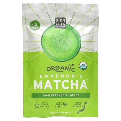 Sencha Naturals Organic Emperor's Matcha, Органический порошок матча, 75 гр