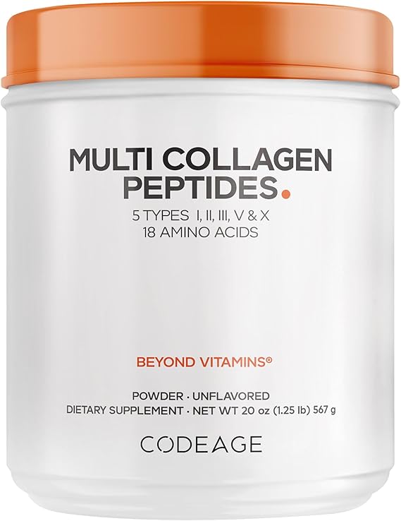 CodeAge, пептиды коллагена, Multi Collagen Peptides, без ароматизаторов, 567 г