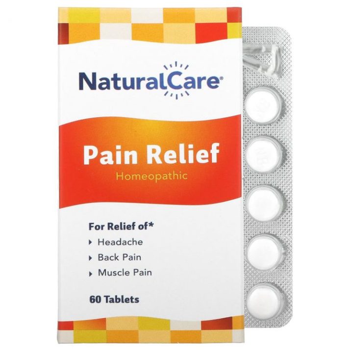 NatraBio, Pain Relief, 60 таблеток