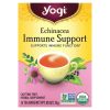 Yogi Tea, Immune Support, чай для иммунитета с эхинацеей, без кофеина, 16 чайных пакетиков