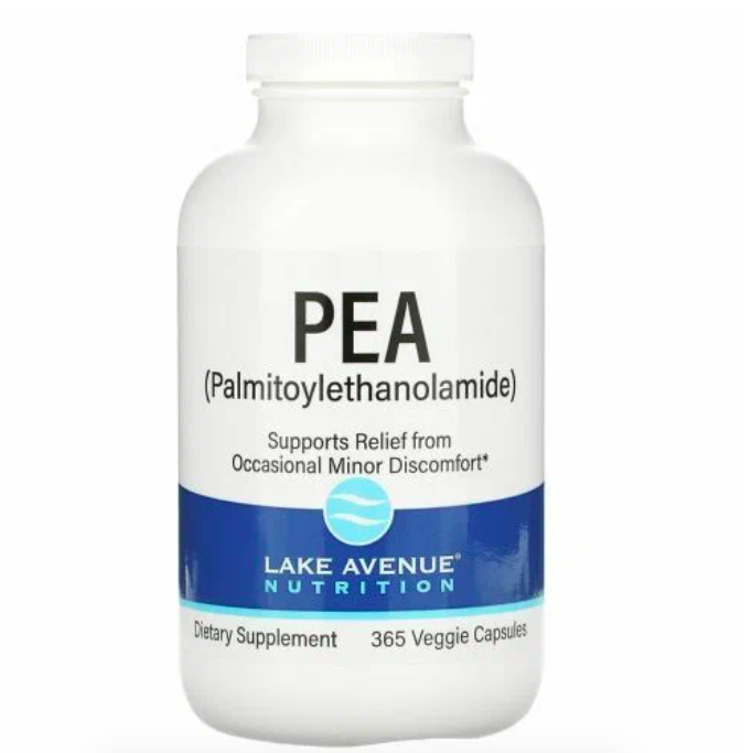 Lake Avenue Nutrition, PEA, ПЭА (пальмитоилэтаноламид), 365 капсул