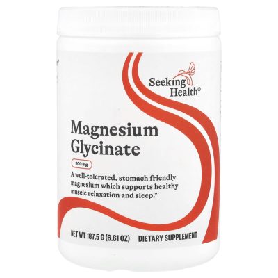 Seeking Health, Magnesium Glycinate, Глицинат Магния, 200мг, 187,5г