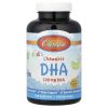 Carlson, Жевательная ДГК для детей, 100 мг, Kid's Chewable DHA, со вкусом апельсина, 180 капсул