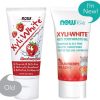 NOW Solutions, XyliWhite Kids, Детская клубничная зубная паста, Без фтора и SLS, 85 г