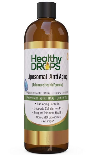 Healthy Drops, Liposomal anti-aging, Липосомальное антивозрастное средство, 237 мл Дисконт.
