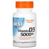 Doctor's Best, Витамин D3, Д3 5000 МЕ, 180 капсул