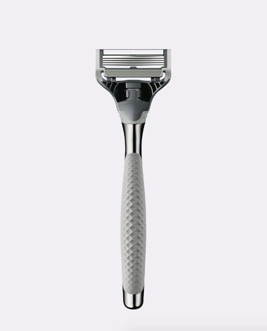Harry's, Original Chrome Handles, Бритвенный станок+2 кассеты (5 лезвий), цвет Silver (серебристый)