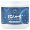 MRM Nutrition, Добавка для восстановления мышц, BCAA+G, Muscle Recovery, лимонад, 180 гр