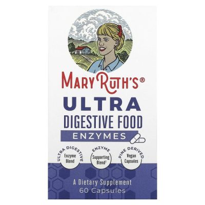 MaryRuth's, Пищеварительные пищевые ферменты, 60 капсул - срок до 07/25