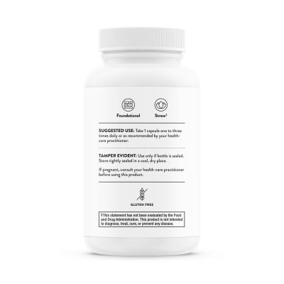 Thorne Research, Stress B-Complex, Комплекс витаминов B, 60 капсул