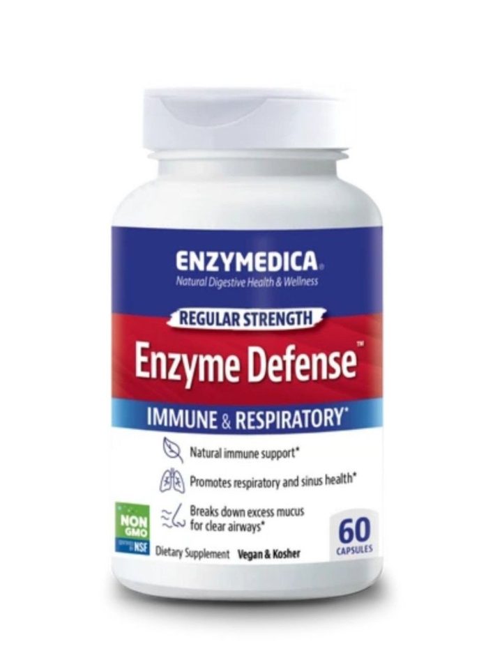 Enzymedica, Enzyme Defense, энзимы, 60 капсул