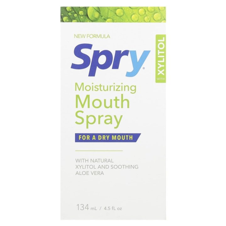 Xlear, Spry, Moisturizing Mouth Spray, увлажняющий спрей для полости рта, 2 шт., 134 мл