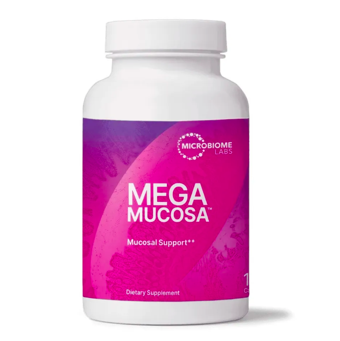 Microbiome Labs, MegaMucosa, поддержка слизистой оболочки кишечника, 180 капсул