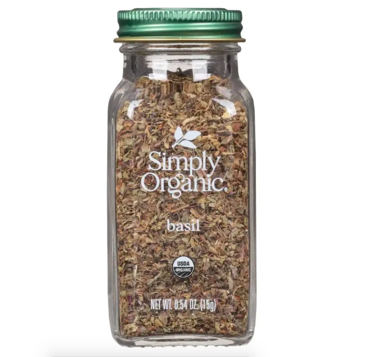 Simply Organic, Basil, Базилик, 15 г