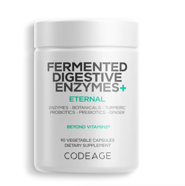 Codeage, Fermented Digestive Enzymes+, Ферментированные пищеварительные ферменты, 90 капсул