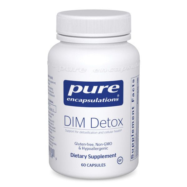 Pure Encapsulations, DIM Detox, детокс, 60 капсул