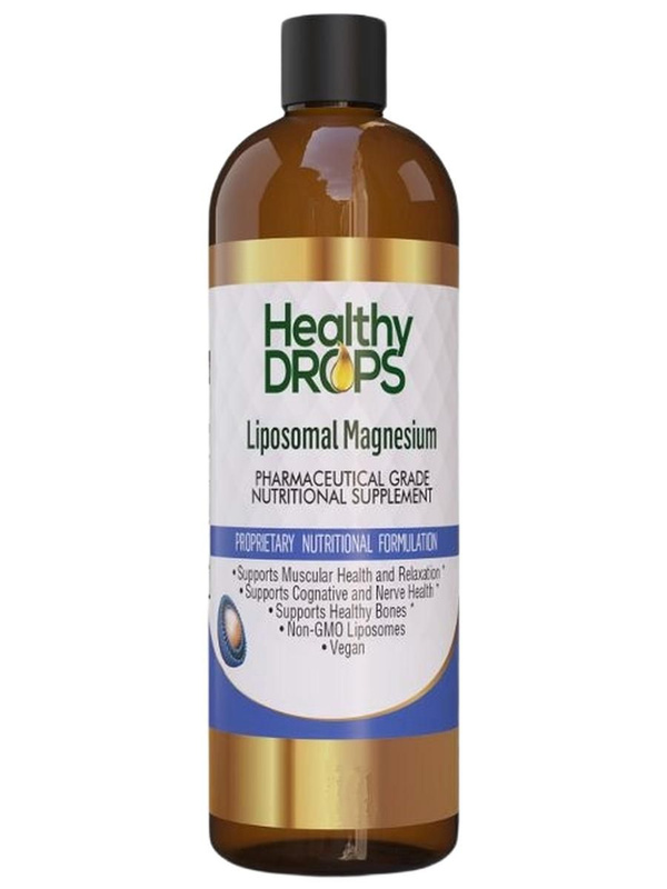 Healthy Drops, Liposomal Magnesium, Липосомальный магний, здоровье сердечно-сосудистой и нервной системы, 237 мл Дисконт.