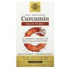 Solgar, Curcumin, Куркумин полного спектра для работы мозга, 90 капсул