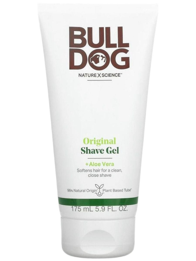 Buldog Skincare, мужской гель для бритья с алоэ вера, 175 мл