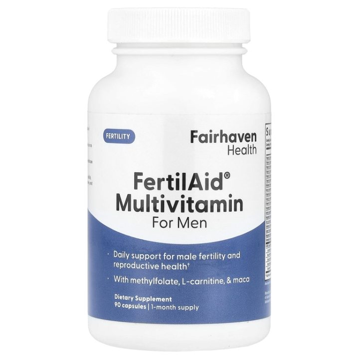Fairhaven Health, FertilAid, здоровье мужской репродуктивной системы, 90 капсул