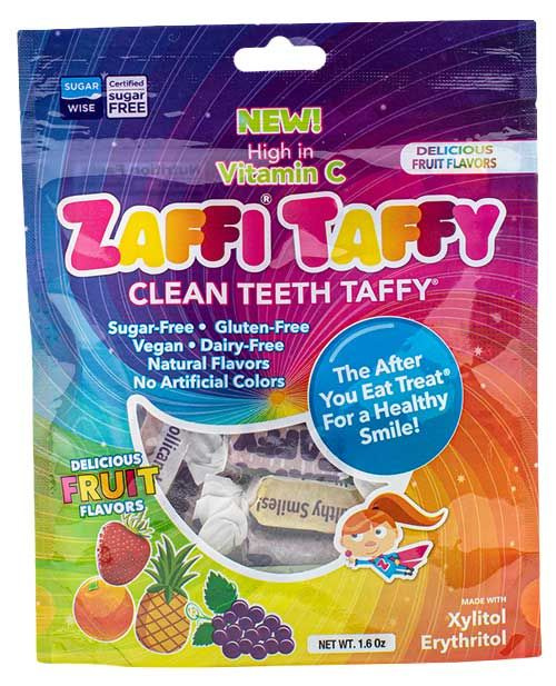 Zollipops, Ириски, Zaffi Taffy, фруктовое ассорти, 85 гр
