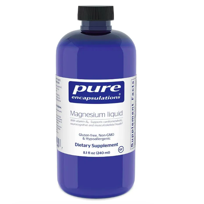 Pure Encapsulations, Магний и B6 жидкий, Magnesium liquid, 240 мл