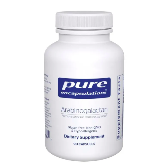 Pure, Arabinogalactan, Арабиногалактан 90 капсул