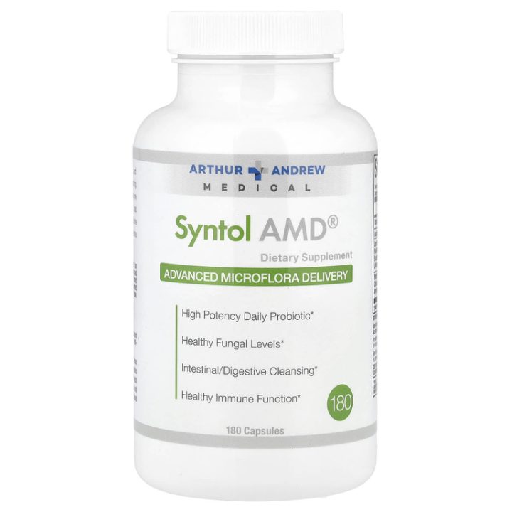 Syntol AMD, добавка-синбиотик для улучшения микрофлоры, 180 капсул, Arthur Andrew Medical
